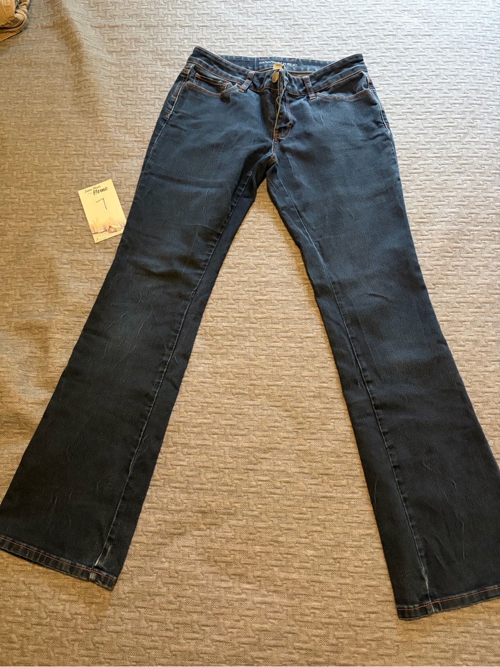 Banana Republic Dark Blue Wide-Leg Jeans